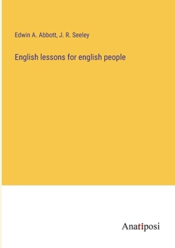 Paperback English lessons for english people Book