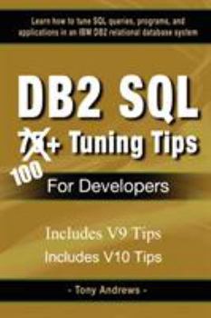 Paperback DB2 SQL 75+ Tuning Tips For Developers Book