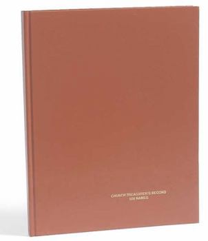 Hardcover Church Treasurers Record Book