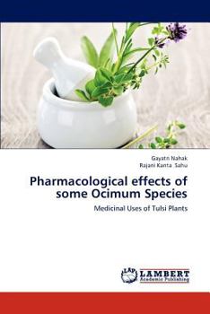 Paperback Pharmacological effects of some Ocimum Species Book