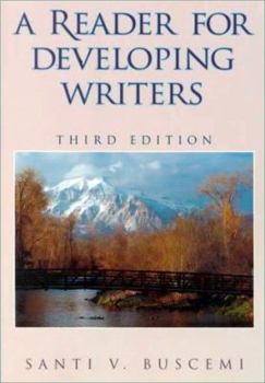 Hardcover A Reader for Developing Writers Book