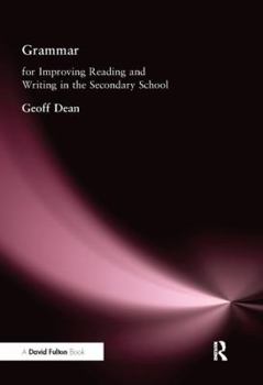 Hardcover Grammar for Improving Writing and Reading in Secondary School Book