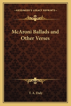 Paperback McAroni Ballads and Other Verses Book