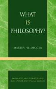 Paperback What is Philosophy? Book