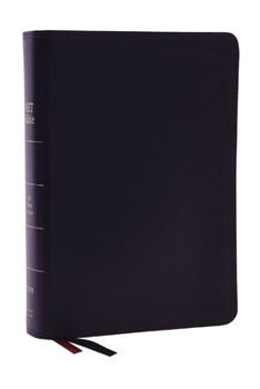 Imitation Leather Net Bible, Full-Notes Edition, Leathersoft, Black, Indexed, Comfort Print: Holy Bible Book