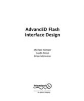 Paperback AdvancED Flash Interface Design Book