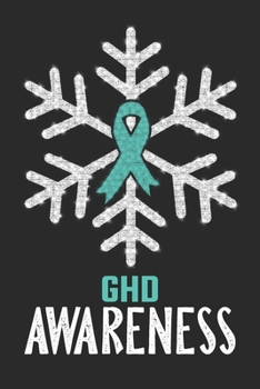 GHD Awareness: Christmas Snowfall College Ruled GHD Awareness Journal, Diary, Notebook 6 x 9 inches with 100 Pages