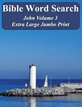Paperback Bible Word Search John Volume 3: King James Version Extra Large Jumbo Print [Large Print] Book