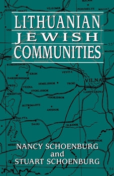 Paperback Lithuanian Jewish Communities Book