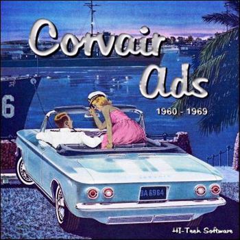 CD-ROM Chevrolet Corvair Ads 1960 - 1969 Book