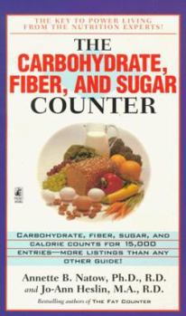 Mass Market Paperback The Carbohydrate, Fiber, and Sugar Counter Book
