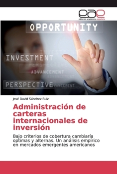 Paperback Administración de carteras internacionales de inversión [Spanish] Book