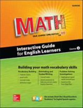 Paperback Glencoe Math, Course 2, Interactive Guide for English Learners, Student Edition Book