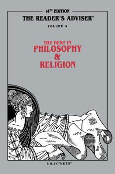 Hardcover Reader's Adviser: Vol.4 the Best in Philosophy and Religion Book