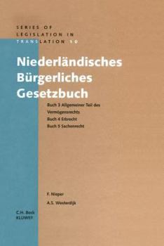 Hardcover Niederländisches Bürgerliches Gesetzbuch Buch 3 Allgemeiner Teil Des: Buch 3 Allgemeiner Teil Book