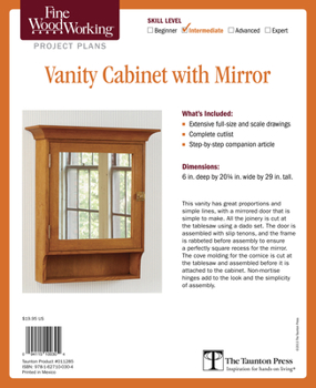 Misc. Supplies Fine Woodworking's Vanity Cabinet with Mirror Book