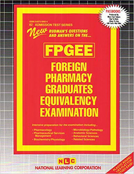 Spiral-bound Foreign Pharmacy Graduates Equivalency Examination (Fpgee) Book