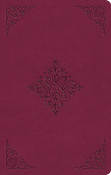 Paperback ESV Value Thinline Bible (Trutone, Raspberry, Fleur-De-Lis Design) Book