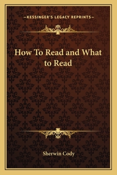 Paperback How To Read and What to Read Book