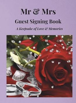 Hardcover Mr & Mrs: Guest Signing Book