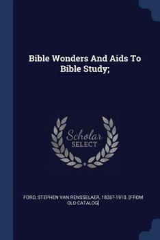 Paperback Bible Wonders And Aids To Bible Study; Book