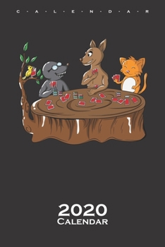 Animals playing Poker Calendar 2020: Annual Calendar for animal friends and all who have pets