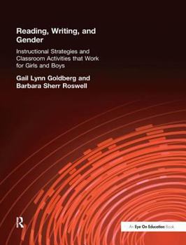Hardcover Reading, Writing, and Gender Book