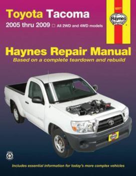 Paperback Toyota Tacoma, 2005-2009 (Haynes Repair Manual) Book