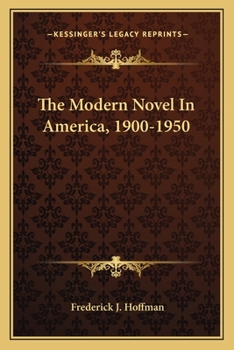 Paperback The Modern Novel In America, 1900-1950 Book