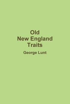 Old New England Traits