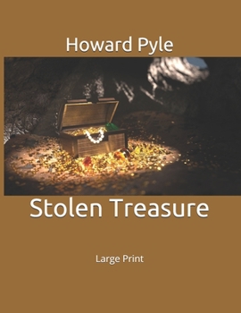 Paperback Stolen Treasure: Large Print Book