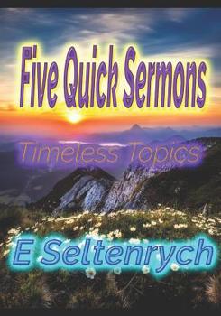 Paperback Five Quick Sermons: [Spaced for your ideas] Book