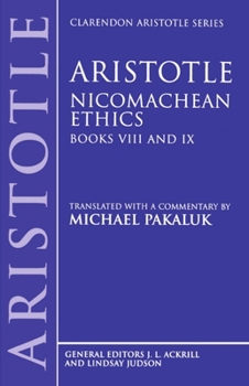 Paperback Nicomachean Ethics: Books VIII and IX Book