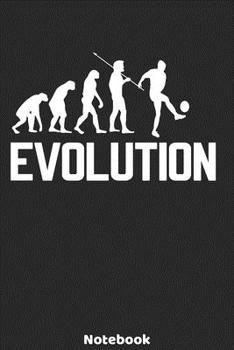 Paperback Evolution Notebook: Soccer Evolution Design - 120 ruled Pages 6'x9'. Journal for Player, Referees and Coaches. Writing Book for your train Book