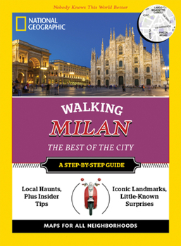 Paperback National Geographic Walking Milan: The Best of the City Book