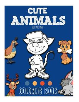 Cute Animals Coloring Book: vol. 1