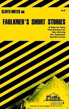 Paperback Cliffsnotes on Faulkner's Short Stories Book