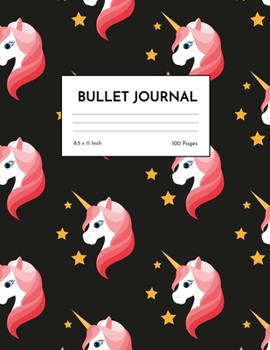 Bullet Journal: Simple Unicorn Dot Grid Notebook - Dotted Note Pad for Kids, Girls, Teens, Tweens, Women - Gifts for Birthday and Christmas | Creative Art 00550