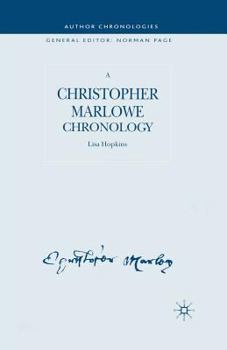 Paperback A Christopher Marlowe Chronology Book