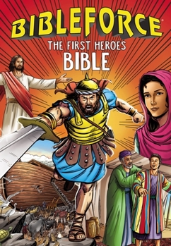 Paperback Bibleforce, Flexcover: The First Heroes Bible Book