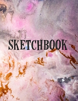 Sketchbook: Notebook for Sketching, Doodling, Painting, Drawing or Writing 8.5 x 11 100 Pages, 8.5 x 11 (Pretty Cute Abstract Cover Vol.58) (Jolly Pockets Sketchbooks)