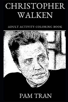 Paperback Christopher Walken Adult Activity Coloring Book