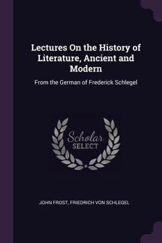 Geschichte der alten und neueren Literatur