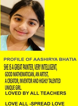 Hardcover Paintings by Aashirya Bhatia: Unique Word Painting Book