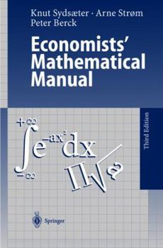 Hardcover Economists' Mathematical Manual Book
