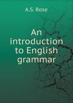 Paperback An introduction to English grammar Book