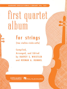 Paperback First Quartet Album for Strings: Two Violins, Viola & Cello String Trio and Quartet Collection Book