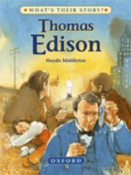 Hardcover Thomas Edison (What's Their Story?) Book