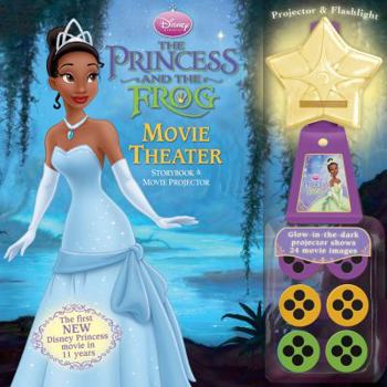 Hardcover The Princess and the Frog Movie Theater Storybook & Movie Projectore [With Movie Projector and Flashlight] Book