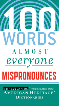 Paperback 100 Words Almost Everyone Mispronounces Book